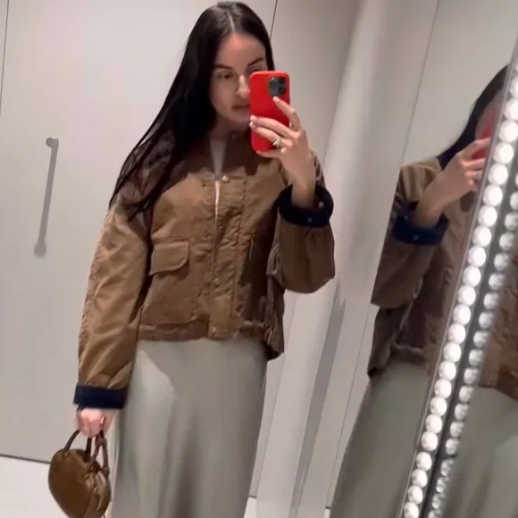 Zara Women's Brown Jacket - Picture 3 of 4